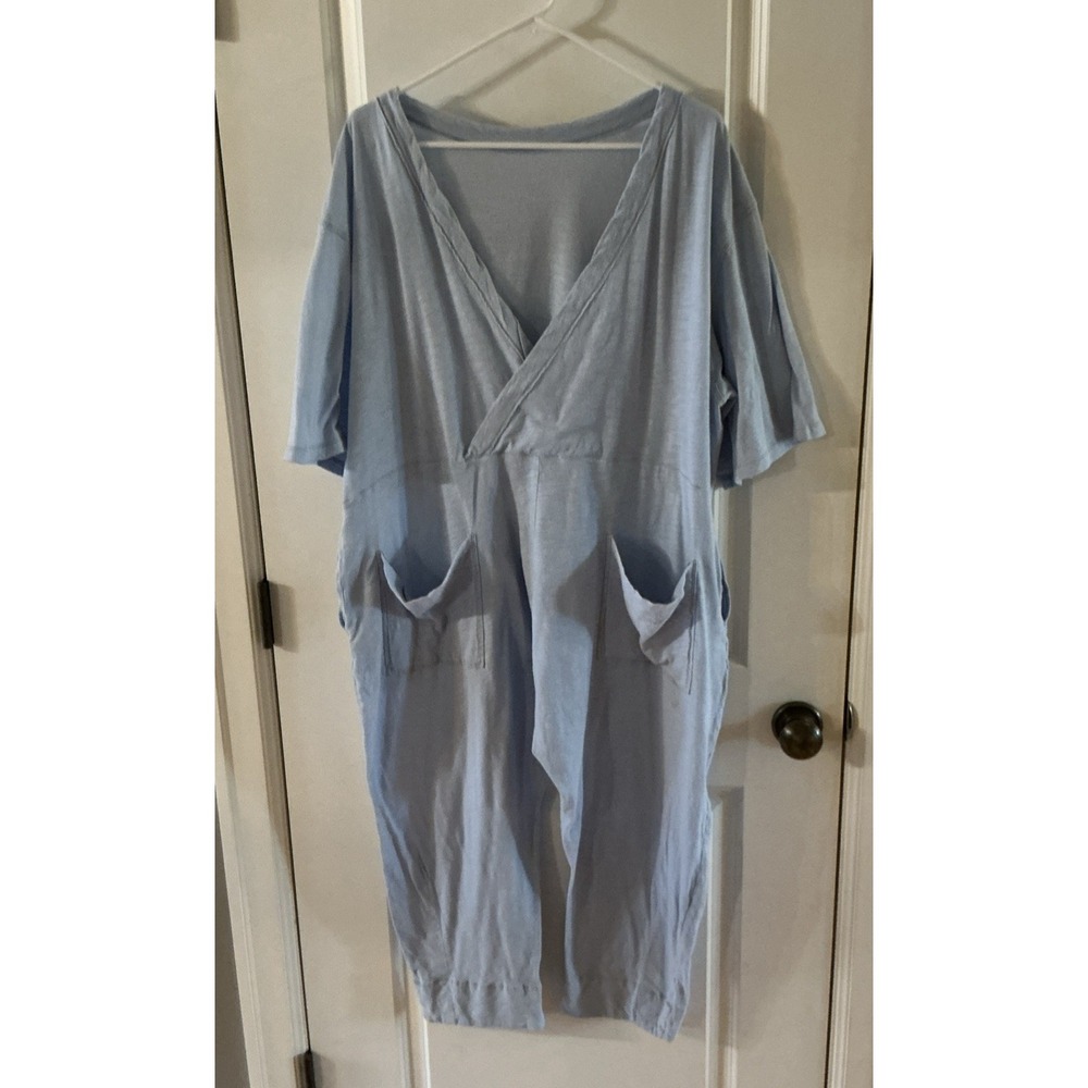 Intimately Free People Size‎ Small Short Sleeve V-Neck Romper Jumpsuit Cotton